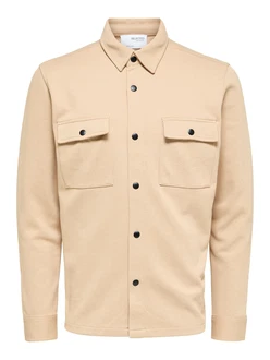 SELECTED HOMME Übergangsjacke 'SLHJackie' beige