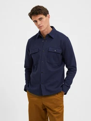 SELECTED HOMME Übergangsjacke 'SLHJackie' navy
