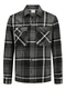 JACK & JONES Hemd 'Jay' grau / wei