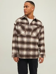 JACK & JONES Jacke Bane creme/dunkelbraun