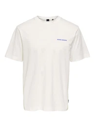 T-Shirt 'Fred' blau / schwarz / wei