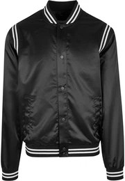 Jacke 'Satin' schwarz / wei
