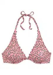 Bikini gornji dio smeđa / roza / bijela