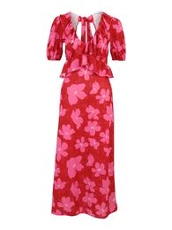 Dorothy Perkins Tall Šaty růžová / červená / bílá