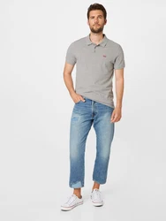 LEVI'S Jeans '551Z Straight Crop' blau