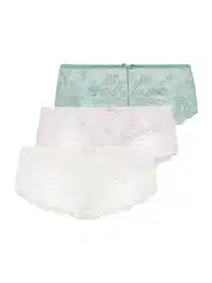 Kalhotky 'Hipster' krémová / pastelově zelená / pastelově růžová