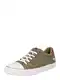 MUSTANG Sneaker braun / oliv / weiß