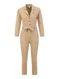 Dorothy Perkins Petite Kombinezon tamno bež