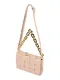 Misspap Taška přes rameno  tělová / zlatá