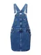 Tommy Jeans Suknja s tregerima  plavi traper