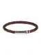 TOMMY HILFIGER Armband braun / rot / silber / weiß