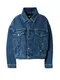 Tommy Jeans Přechodná bunda  modrá džínovina