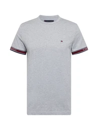 T-Shirt marine / graumeliert / rot / schwarz / weiß
