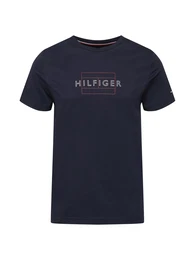 T-Shirt marine / rot / wei