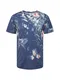 Key Largo T-Shirt 'Amazonas' marine / hellgrn / rosa / wei