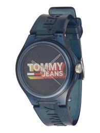 Uhr navy / senf / rot / weiß