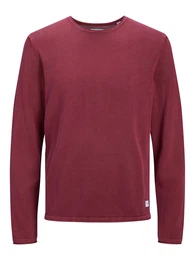 Pullover 'Leo' burgunder