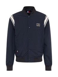 Jacke dunkelblau / rot / weiß