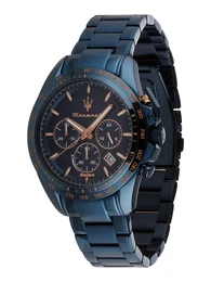 Uhr dunkelblau / gold