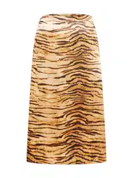 Sukně krémová / hnědá / kaštanově hnědá / okrová