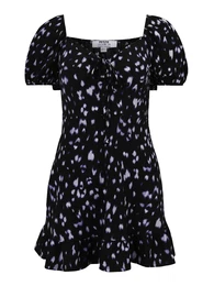 Dorothy Perkins Petite Šaty světle fialová / černá / bílá
