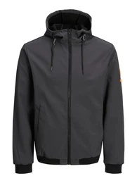 Jacke anthrazit / orange / schwarz