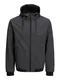 JACK & JONES Jacke anthrazit / orange / schwarz