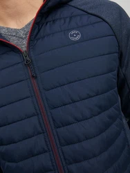Jack & Jones Blouson Softshell Stepp Jacke mit Kapuze JJEMULTI navy