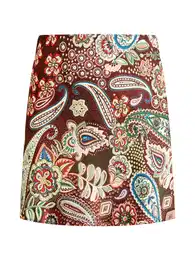 Sukně čokoládová / mix barev