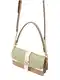 MICHAEL Michael Kors Taka pes rameno  pastelov zelen / velbloud / krmov