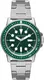 ARMANI EXCHANGE Analoguhr grün / silber / weiß