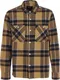 PENFIELD Hemd ''''Cordan'''' dunkelbeige / hellblau / schwarz