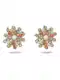 Swarovski Náušnice  žlutá / stříbrná