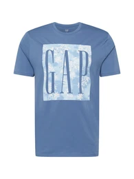 T-Shirt rauchblau / hellblau / weiß