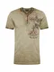 Key Largo Shirt ''''WEATHER'''' oliv / braun / graphit
