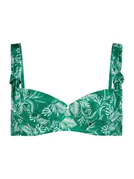 Bikini gornji dio 'Bermuda' zelena / bijela