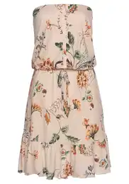 Letní šaty béžová / mix barev