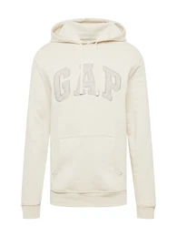 Sweatshirt graumeliert / naturwei