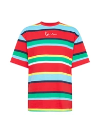 T-Shirt navy / hellblau / gelb / rot