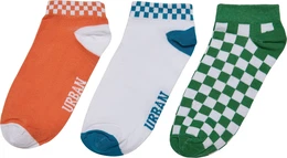 Urban Classics Ťapky modrá / trávově zelená / oranžová / bílá