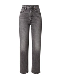 LEVI'S Traperice 'Ribcage Straight Ankle' crni traper