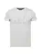 TOMMY HILFIGER T-Shirt hellgrau / rot / schwarz