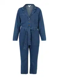 Dorothy Perkins Petite Kombinezon plavi traper