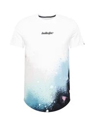 T-Shirt hellblau / rosa / schwarz / weiß