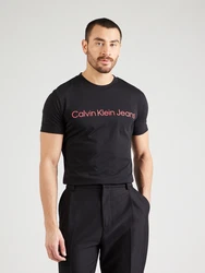 Calvin Klein Jeans T-Shirt rot/schwarz