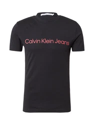 Calvin Klein Jeans T-Shirt rot/schwarz