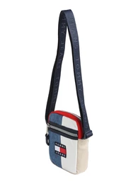 Umhängetasche blue denim / dunkelblau / rot / weiß