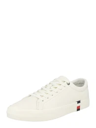 Sneaker ecru / navy / rot / weiß