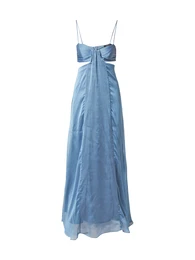 Šaty kouřově modrá