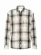 HOLLISTER Hemd beige / cognac / schwarz
